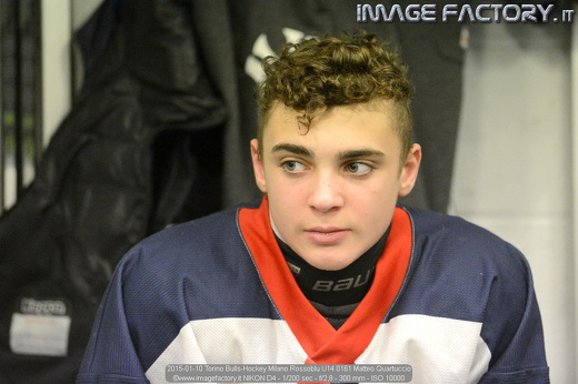 2015-01-10 Torino Bulls-Hockey Milano Rossoblu U14 0161 Matteo Quartuccio